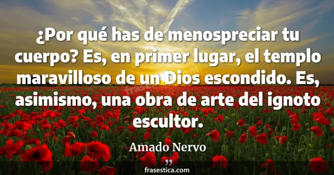 Cita de Amado Nervo