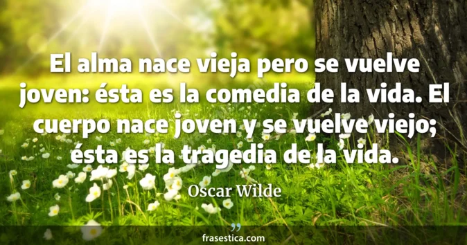 Cita de Oscar Wilde