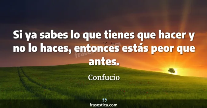 Cita de Confucio