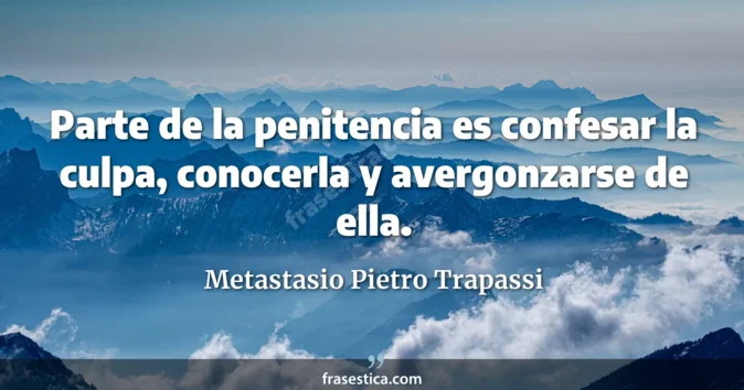 Cita de Metastasio Pietro Trapassi