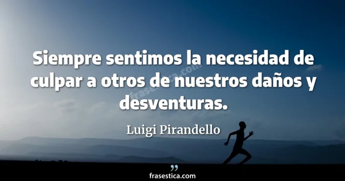 Cita de Luigi Pirandello