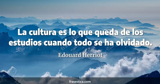 Cita de Edouard Herriot