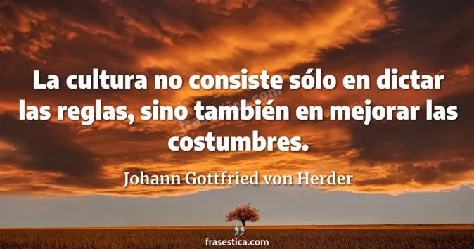 Cita de Johann Gottfried von Herder