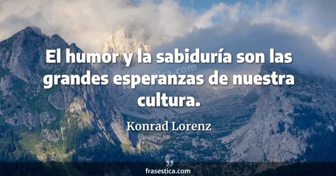 Cita de Konrad Lorenz