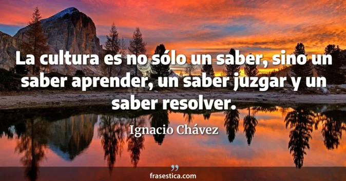 Cita de Ignacio Chávez