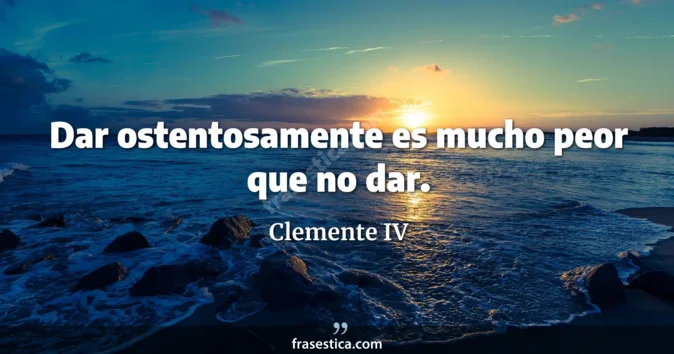 Cita de Clemente IV