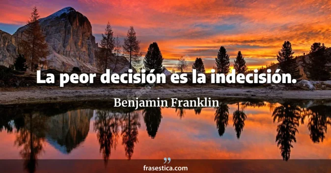 Cita de Benjamin Franklin