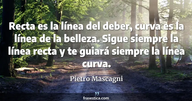 Cita de Pietro Mascagni
