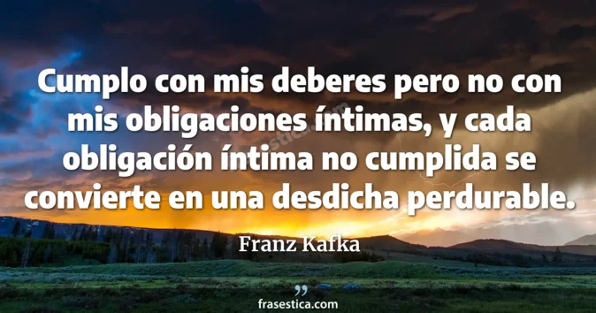 Cita de Franz Kafka