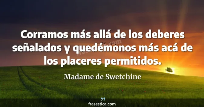 Cita de Madame de Swetchine