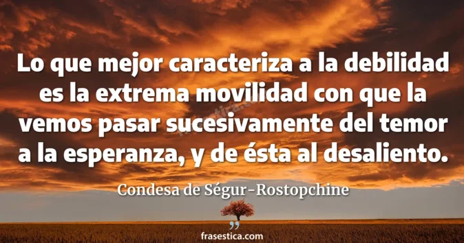 Cita de Condesa de Ségur-Rostopchine