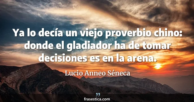 Cita de Lucio Anneo Séneca