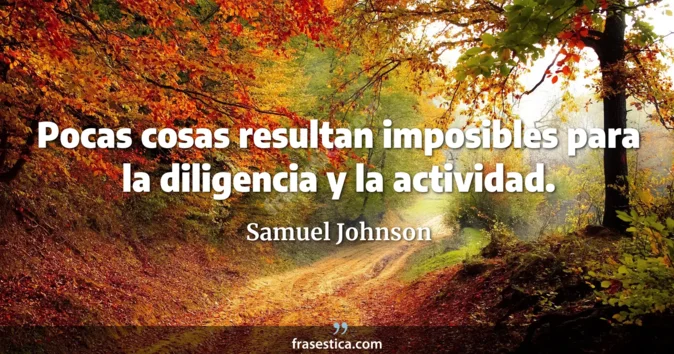 Cita de Samuel Johnson
