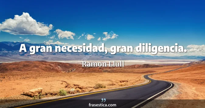 Cita de Ramon Llull