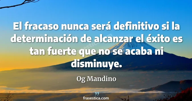 Cita de Og Mandino