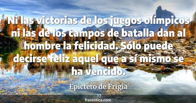 Cita de Epicteto de Frigia