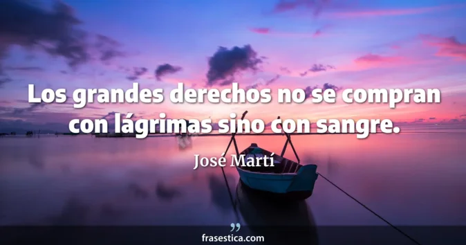 Cita de José Martí