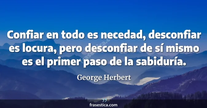 Cita de George Herbert