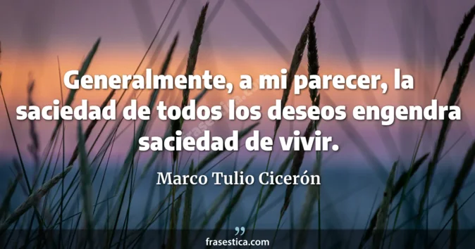 Cita de Marco Tulio Cicerón