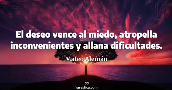 Cita de Mateo Alemán
