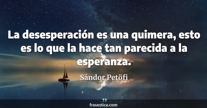 Cita de Sándor Petöfi