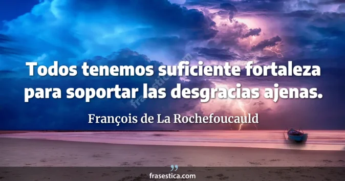 Cita de François de La Rochefoucauld