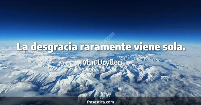 Cita de John Dryden