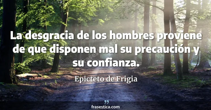 Cita de Epicteto de Frigia
