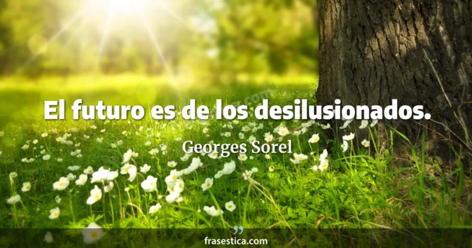 Cita de Georges Sorel