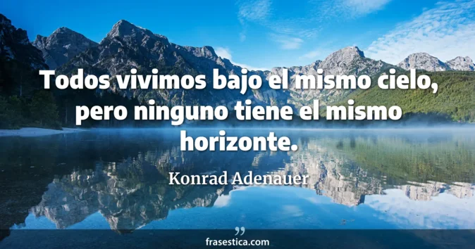 Cita de Konrad Adenauer