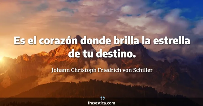 Cita de Johann Christoph Friedrich von Schiller