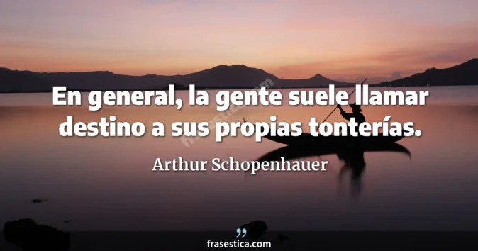 Cita de Arthur Schopenhauer