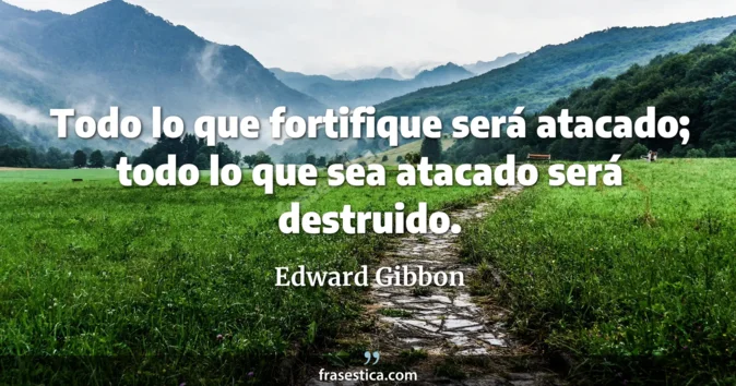 Cita de Edward Gibbon