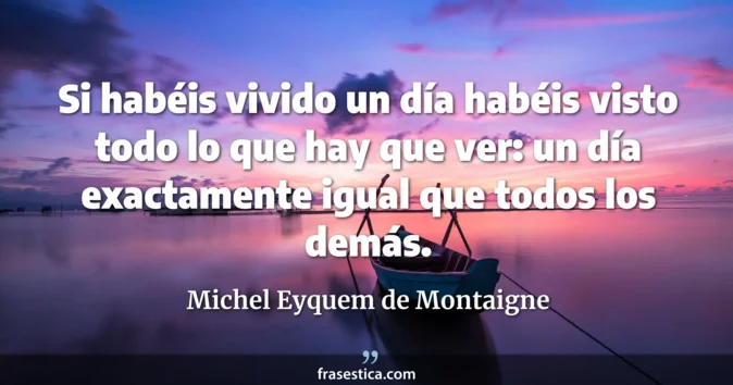 Cita de Michel Eyquem de Montaigne