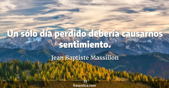 Cita de Jean Baptiste Massillon