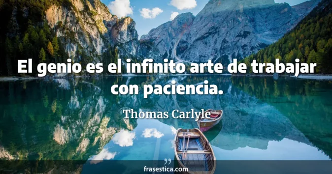 Cita de Thomas Carlyle