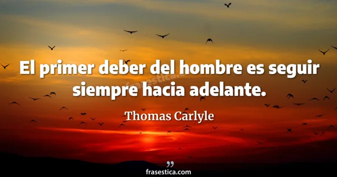 Cita de Thomas Carlyle