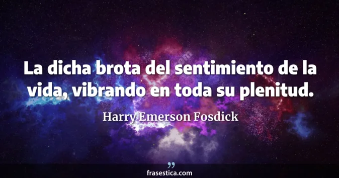 Cita de Harry Emerson Fosdick