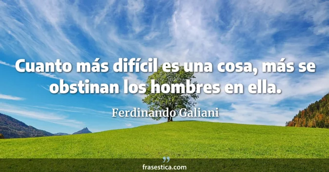 Cita de Ferdinando Galiani