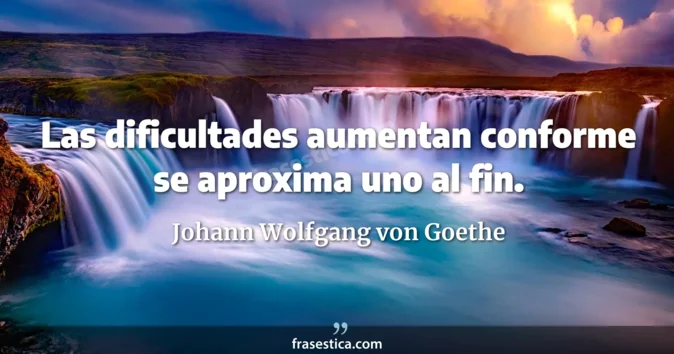 Cita de Johann Wolfgang von Goethe
