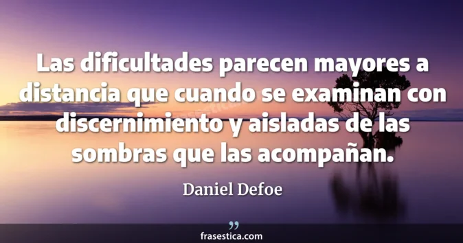 Cita de Daniel Defoe