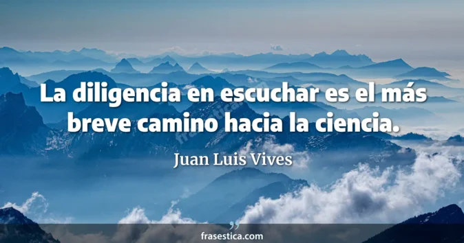 Cita de Juan Luis Vives