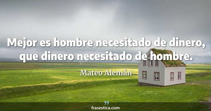 Cita de Mateo Alemán