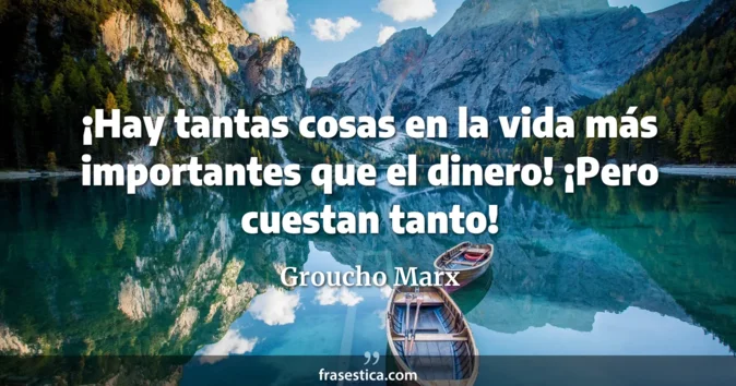 Cita de Groucho Marx