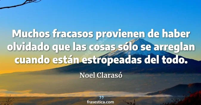 Cita de Noel Clarasó