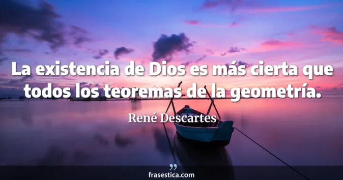 Cita de René Descartes