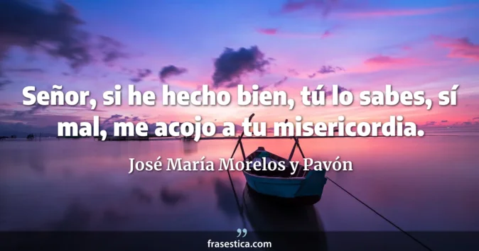 Cita de José María Morelos y Pavón