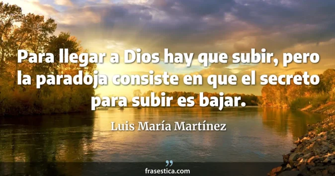 Cita de Luis María Martínez