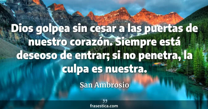 Cita de San Ambrosio