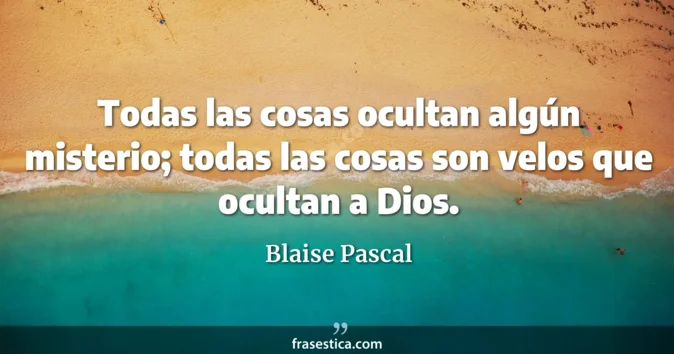 Cita de Blaise Pascal